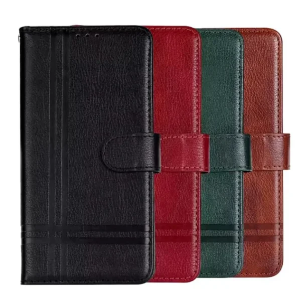 ⁦KaYe stripe Leather Case For Samsung⁩ - الصورة ⁦9⁩
