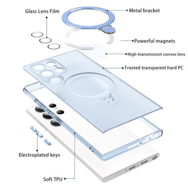 ⁦Metal Ring Case For Samsung⁩ - الصورة ⁦56⁩