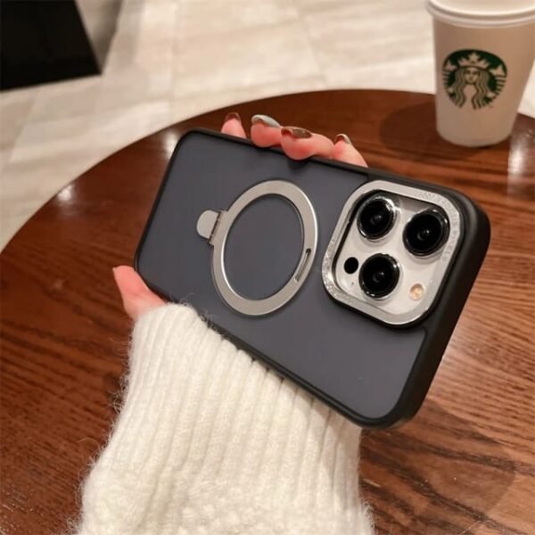 ⁦Metal Ring Case For Iphone⁩ - الصورة ⁦4⁩