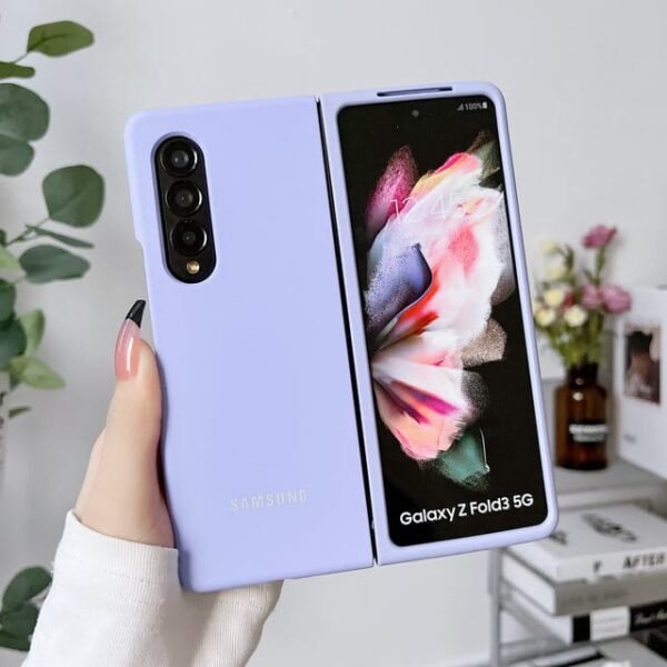 ⁦Silicon Cover For Samsung Z Fold 5⁩ - الصورة ⁦9⁩