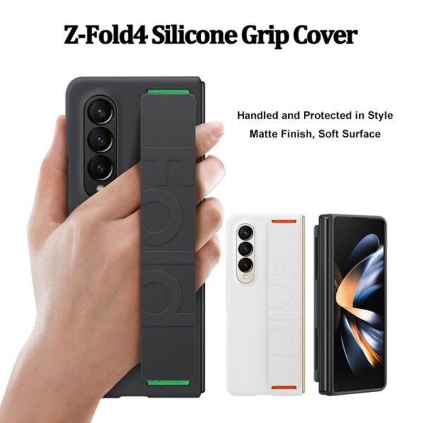 ⁦Silicon Grip Cover For Samsung Z Fold 4⁩ - الصورة ⁦7⁩