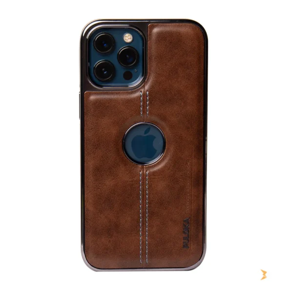 ⁦Leather Slim Logo View Classic For Iphone⁩ - الصورة ⁦6⁩