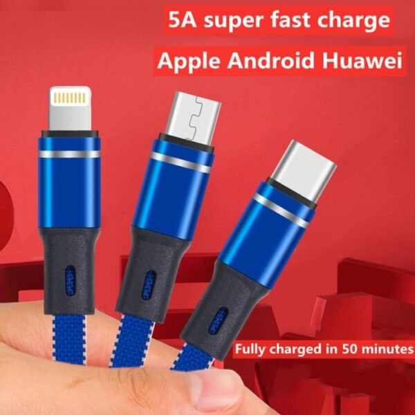 ⁦Hyundai cable 3in 1⁩ - الصورة ⁦6⁩