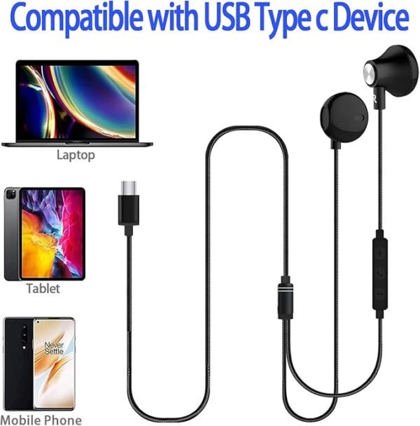 ⁦USB Wired Earphones⁩ - الصورة ⁦6⁩