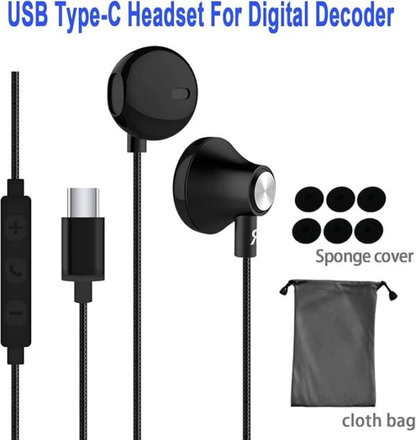 ⁦USB Wired Earphones⁩ - الصورة ⁦4⁩
