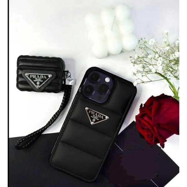 ⁦Leather Prada Case For Iphone⁩ - الصورة ⁦6⁩