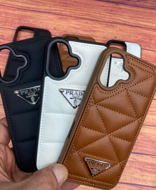 ⁦Leather Prada Case For Iphone⁩ - الصورة ⁦8⁩