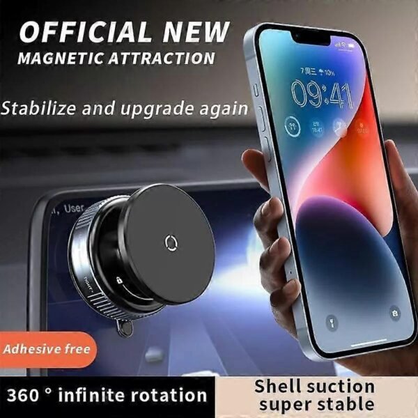 ⁦Latest Magnetic Car Phone Holder Ultra Vacuum⁩ - الصورة ⁦4⁩