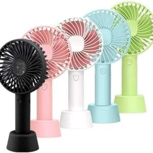 Mini portable rechargeable hand fan