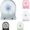 Mini Portable Fan with LED Light