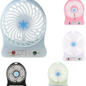Mini Portable Fan with LED Light