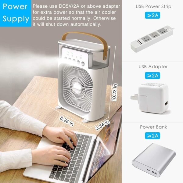 ⁦Mini phone cooler for cooling rooms⁩ - الصورة ⁦2⁩