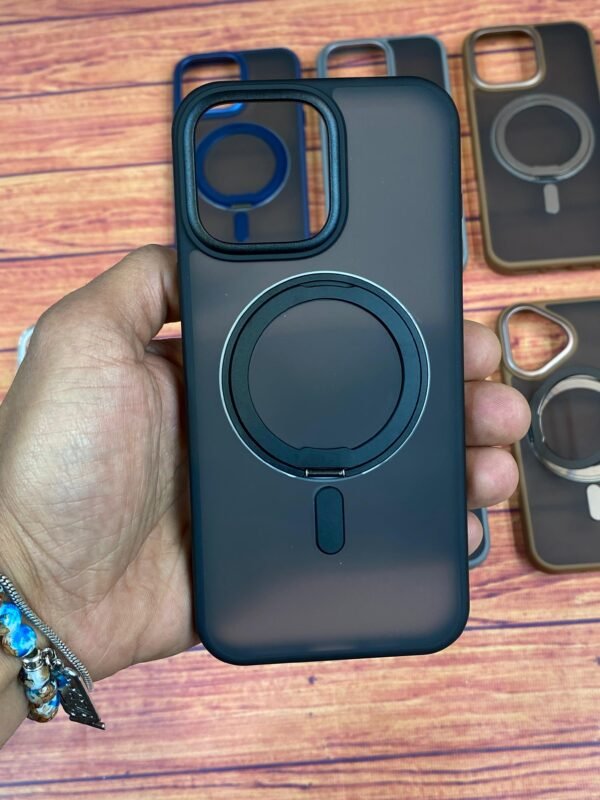 ⁦Metal Ring cover For iphone⁩ - الصورة ⁦2⁩