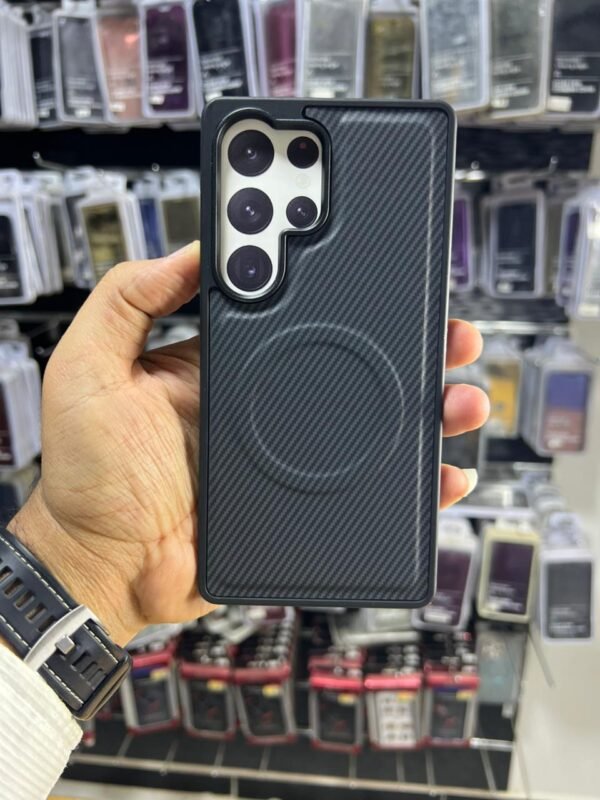 ⁦carbon magsafe cover for samsung⁩ - الصورة ⁦7⁩
