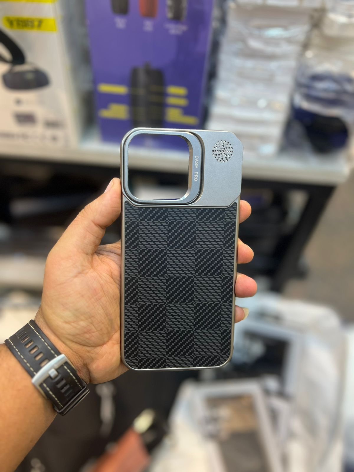 Wooden case cover for iphone - الصورة 6