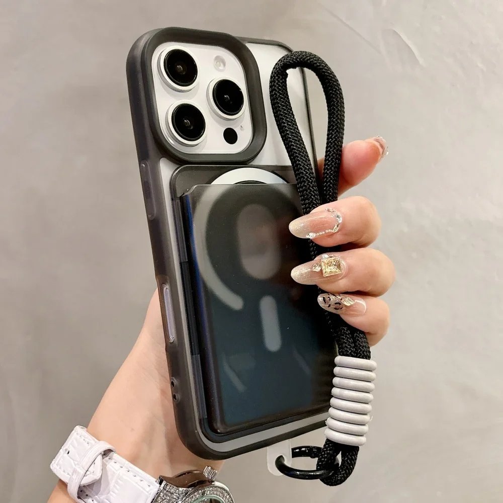 Transparent Magsafe wallet case for iphone - الصورة 13