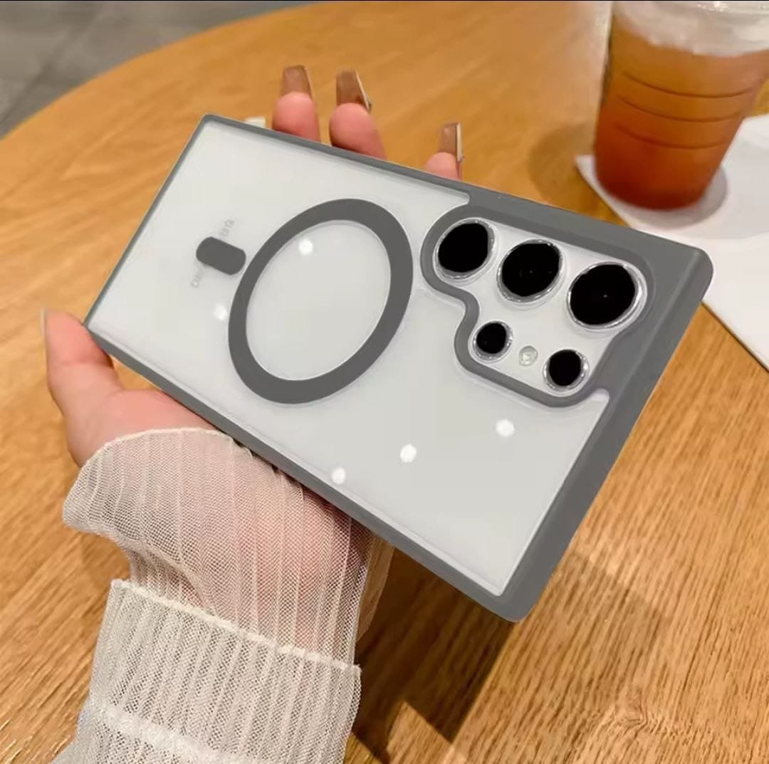 tranparent magsafe case cover for samsung - الصورة 2