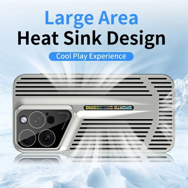 ⁦Blade Cooling Case For Iphone 16 PRomax⁩ - الصورة ⁦4⁩