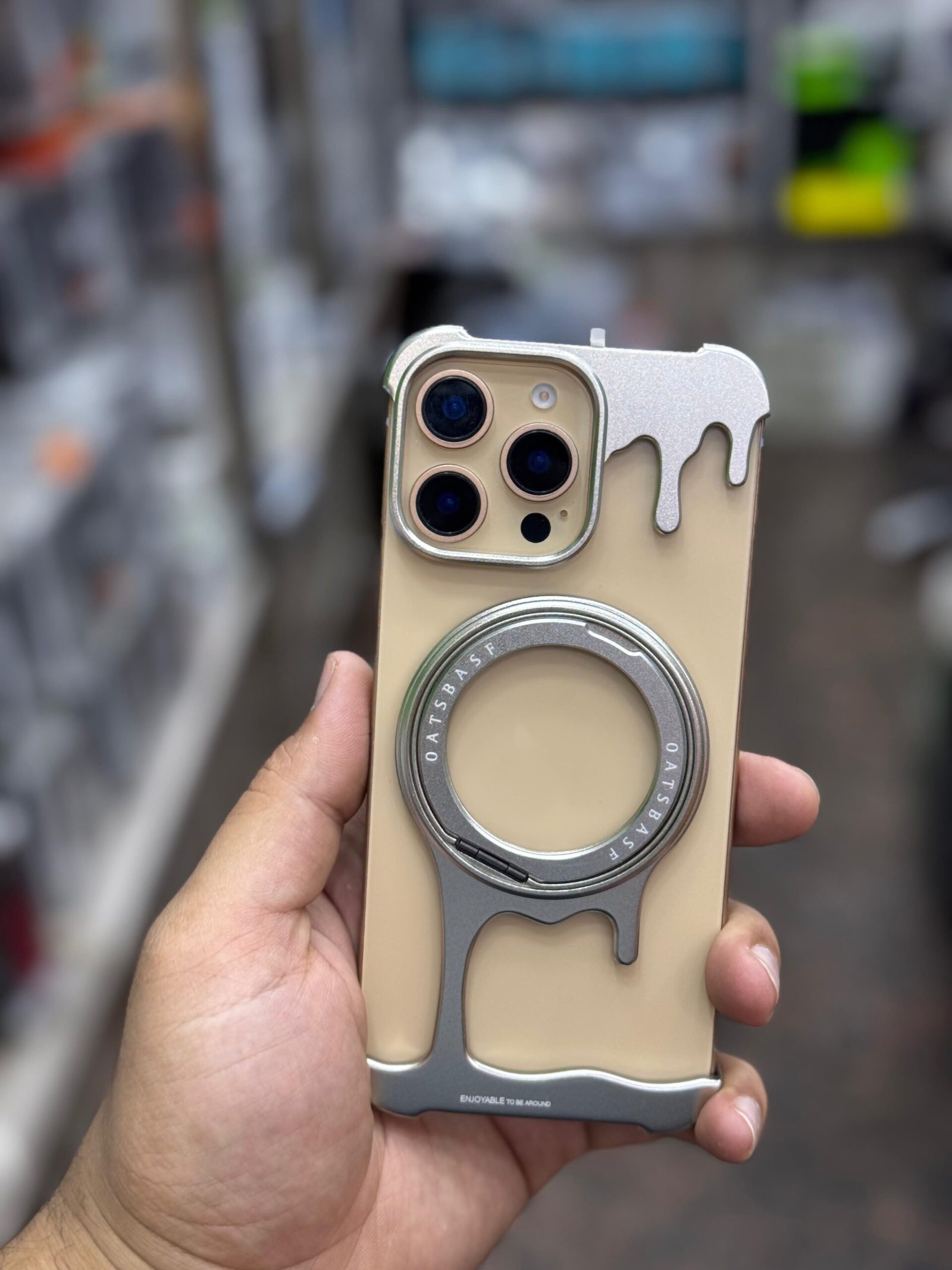 transparent magsafe stand for iphone - الصورة 3