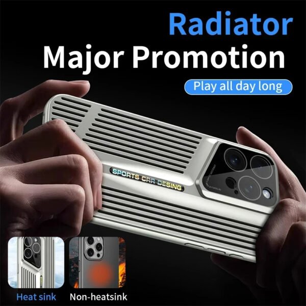 ⁦Blade Cooling Case For Iphone 16 PRomax⁩ - الصورة ⁦5⁩