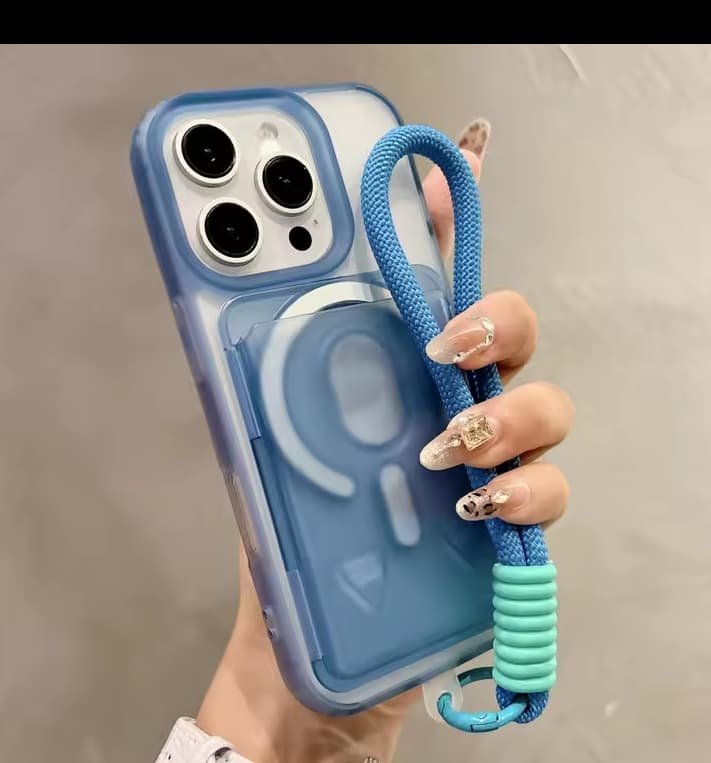 Transparent Magsafe wallet case for iphone - الصورة 3