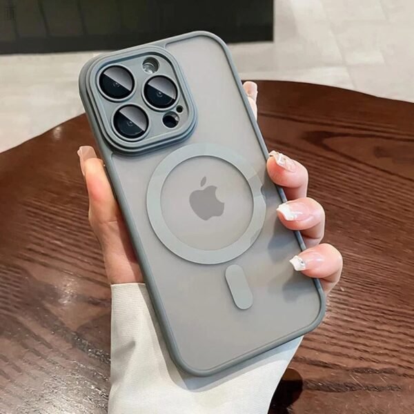 Transparent Magnetic Phone Case for iPhone