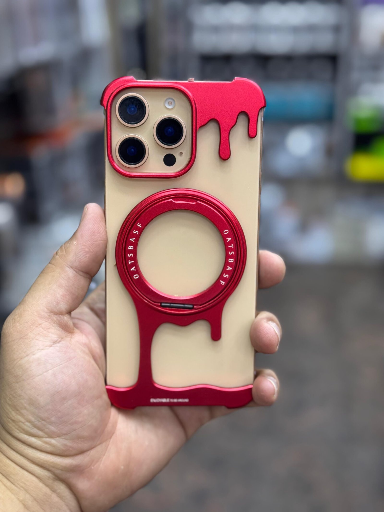 transparent magsafe stand for iphone - الصورة 4