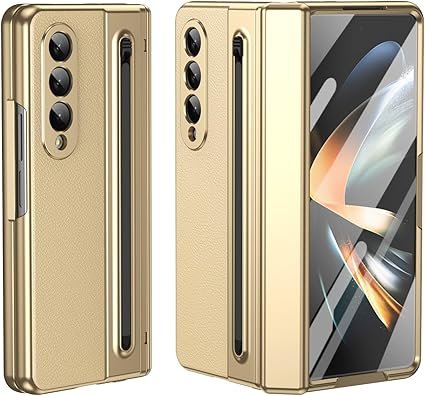 Foldino Leather Case with Pen Samsung Z Fold - الصورة 5