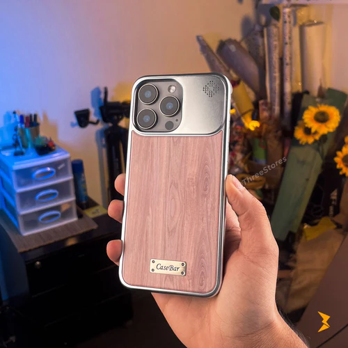 Wooden case cover for iphone - الصورة 3