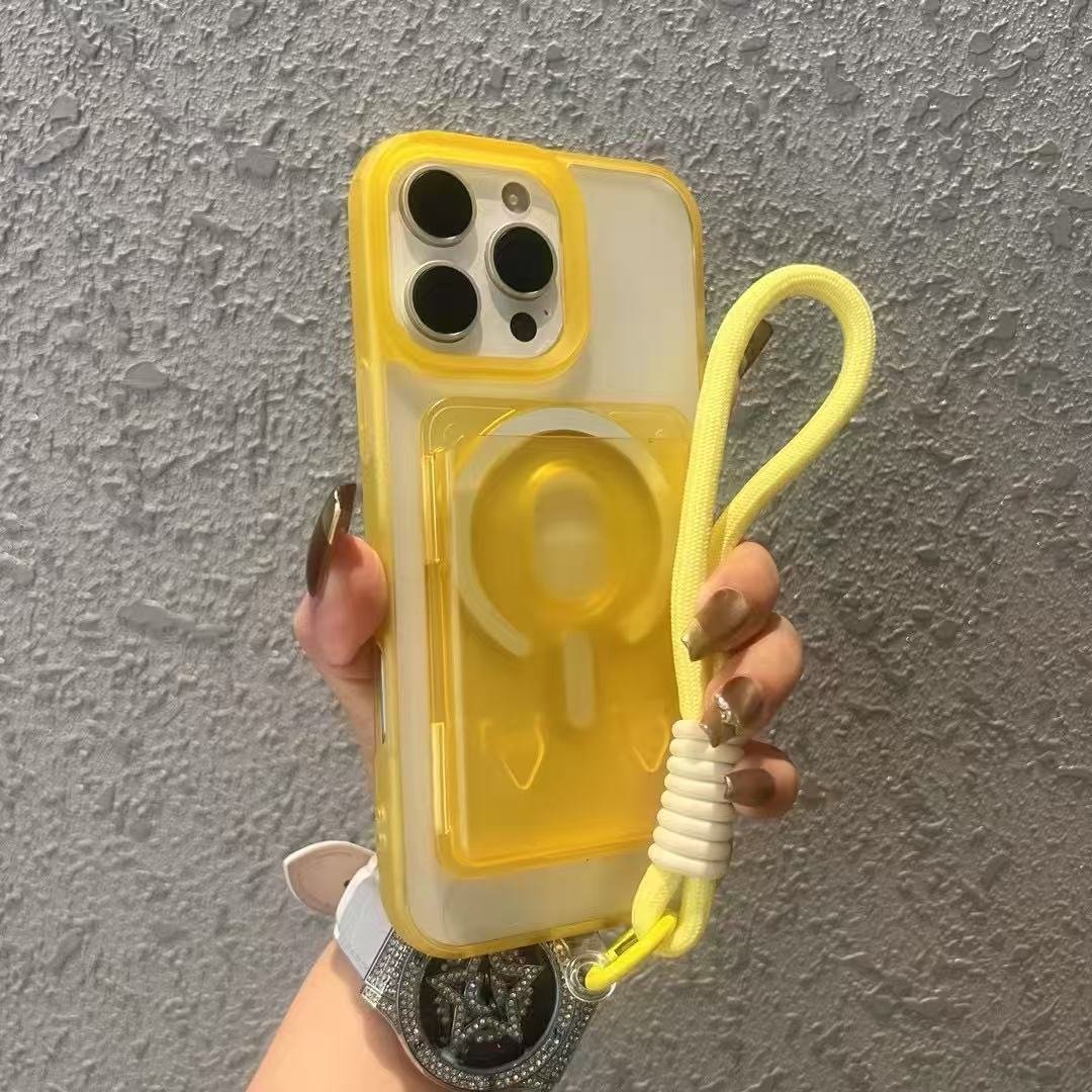 Transparent Magsafe wallet case for iphone - الصورة 23