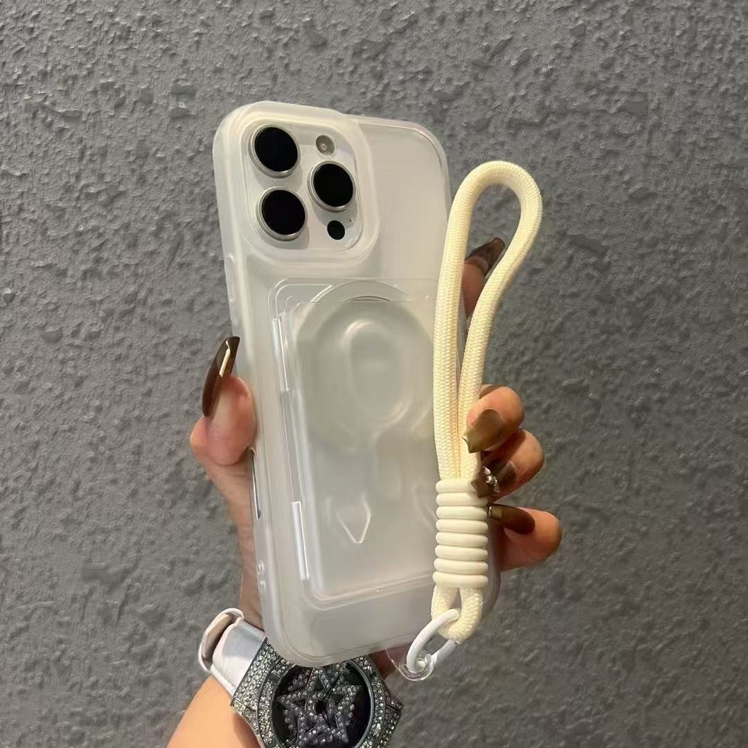 Transparent Magsafe wallet case for iphone - الصورة 19