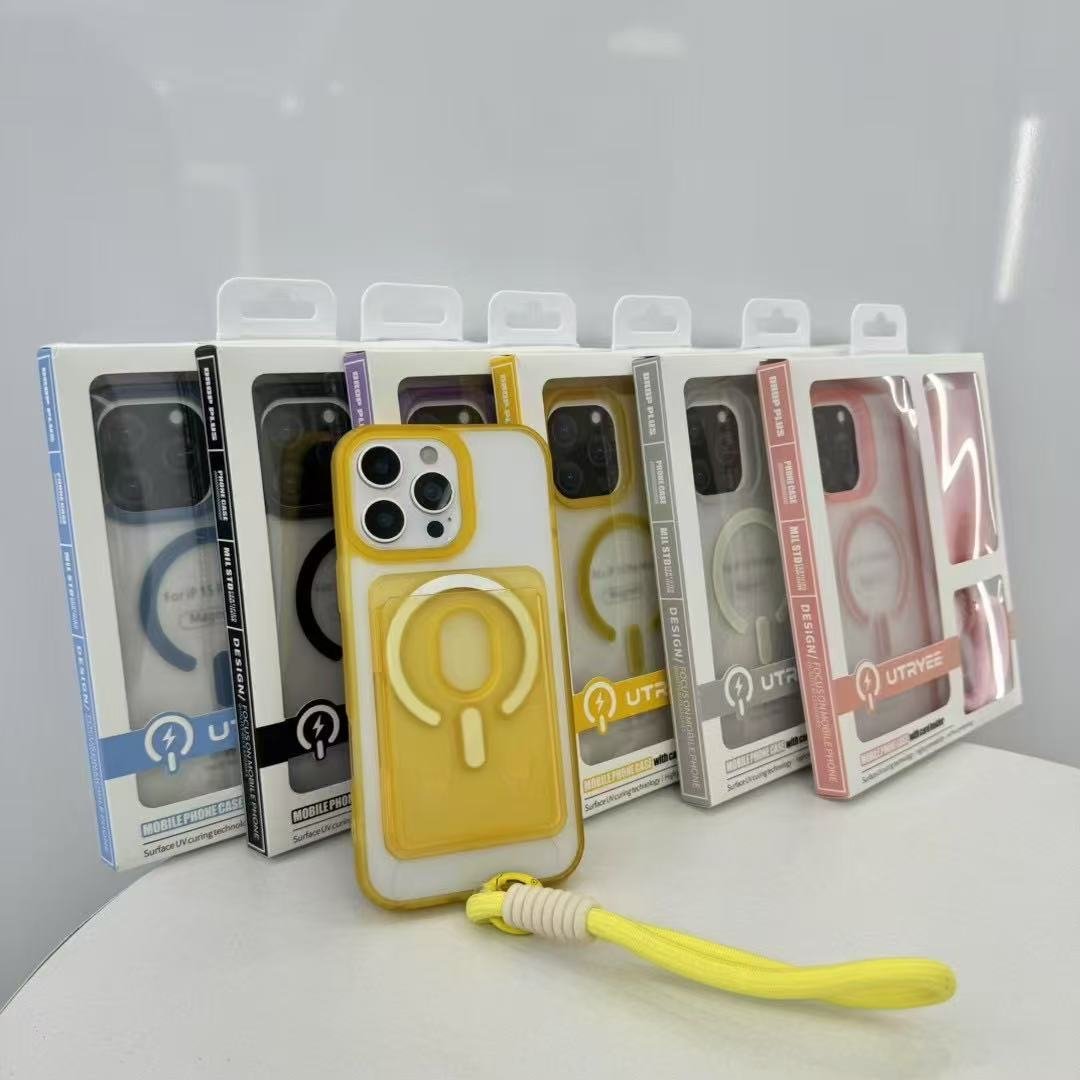 Transparent Magsafe wallet case for iphone - الصورة 22