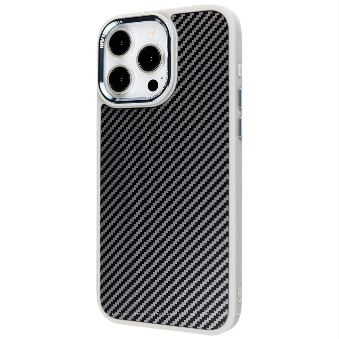 fiber carbon pattern cover for iphone - الصورة 8
