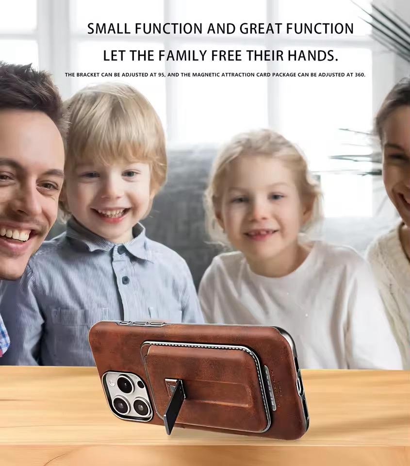 New leather wallet case for iphone - الصورة 3