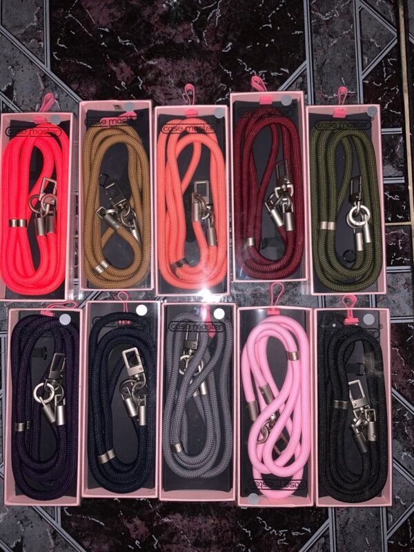 ⁦Necklace Phone Strap With Universal Crossbody Patch⁩ - الصورة ⁦3⁩