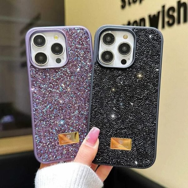 Glitter case cover for iphone