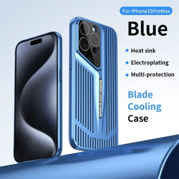 ⁦Blade Cooling Case For Iphone 16 PRomax⁩ - الصورة ⁦8⁩