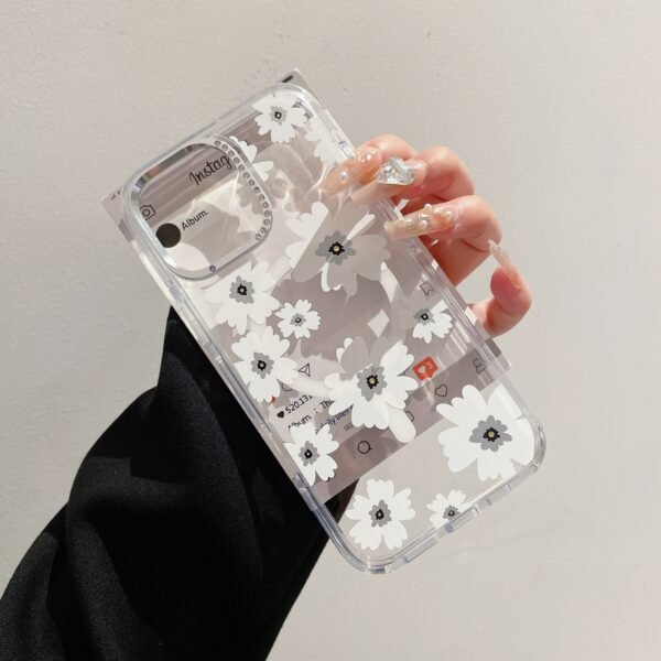 ⁦Floral Flower Magnetic Transparent for iPhone⁩ - الصورة ⁦12⁩