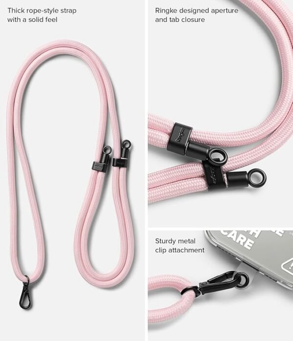 ⁦Necklace Phone Strap With Universal Crossbody Patch⁩ - الصورة ⁦5⁩