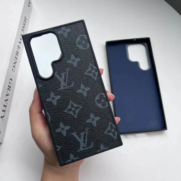 ⁦Leather Brand case cover for samsung⁩ - الصورة ⁦2⁩