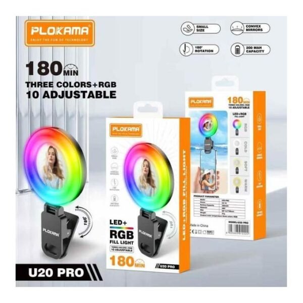 ⁦PLOKAMA U20 PRO RGB LED⁩ - الصورة ⁦5⁩