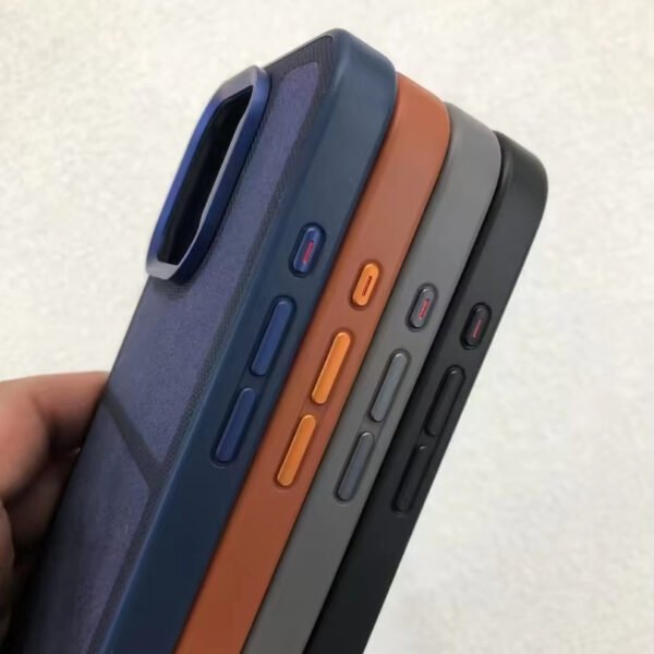 ⁦Vegan Leather case for iphone⁩ - الصورة ⁦3⁩