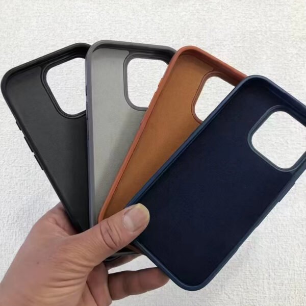 ⁦Vegan Leather case for iphone⁩ - الصورة ⁦5⁩