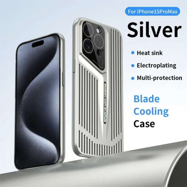 ⁦Blade Cooling Case For Iphone 16 PRomax⁩ - الصورة ⁦9⁩