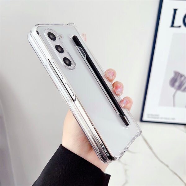 ⁦clear cover for samsung z fold⁩ - الصورة ⁦5⁩