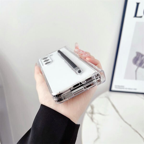 ⁦clear cover for samsung z fold⁩ - الصورة ⁦3⁩