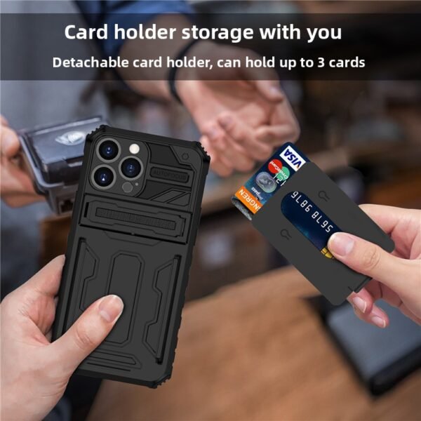 ⁦Card Slot Wallet Case for IPHONE⁩ - الصورة ⁦6⁩