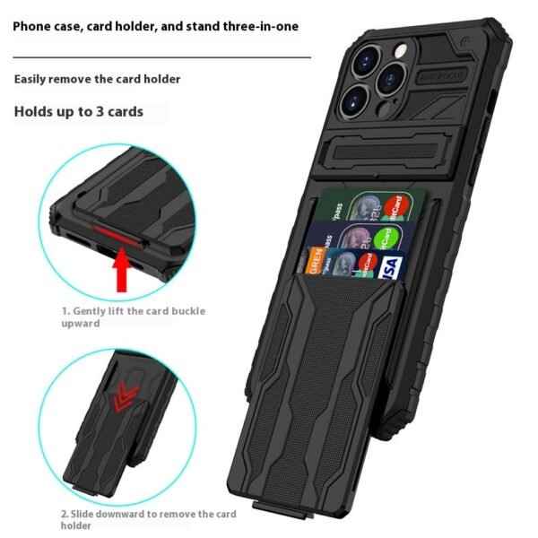 ⁦Card Slot Wallet Case for IPHONE⁩ - الصورة ⁦9⁩
