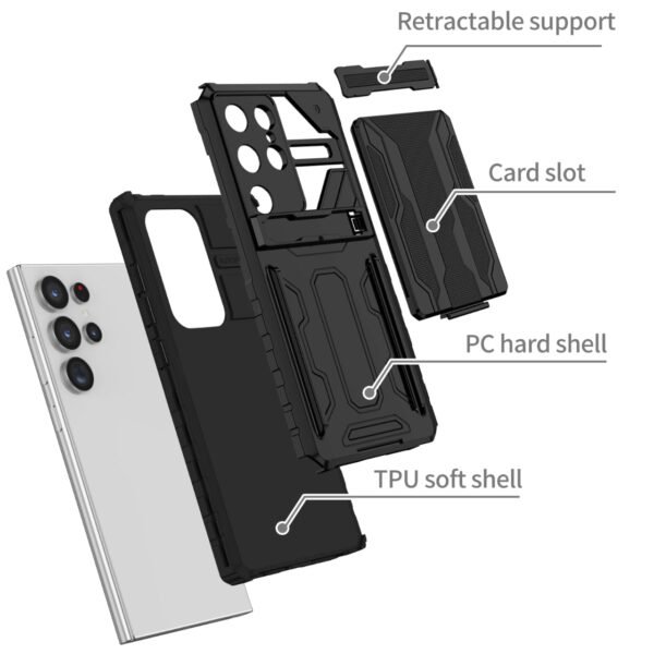 ⁦Card Slot Wallet Case for SAMSUNG⁩ - الصورة ⁦6⁩